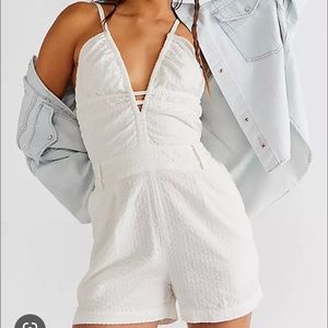 Free People Moment I Knew Shortalls XS